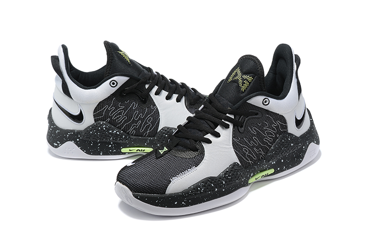 Nike PG 5 Black Grey Green Shoes